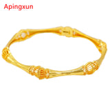 24K Bright Cuff Bracelet African Ethiopian Wedding