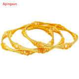 24K Bright Cuff Bracelet African Ethiopian Wedding