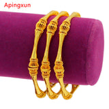 24K Bright Cuff Bracelet African Ethiopian Wedding