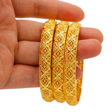 24K Cuff Bracelets Ethiopian Can Open Bangle Arab Wedding Jewelry