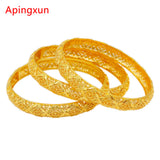 24K Cuff Bracelets Ethiopian Can Open Bangle Arab Wedding Jewelry