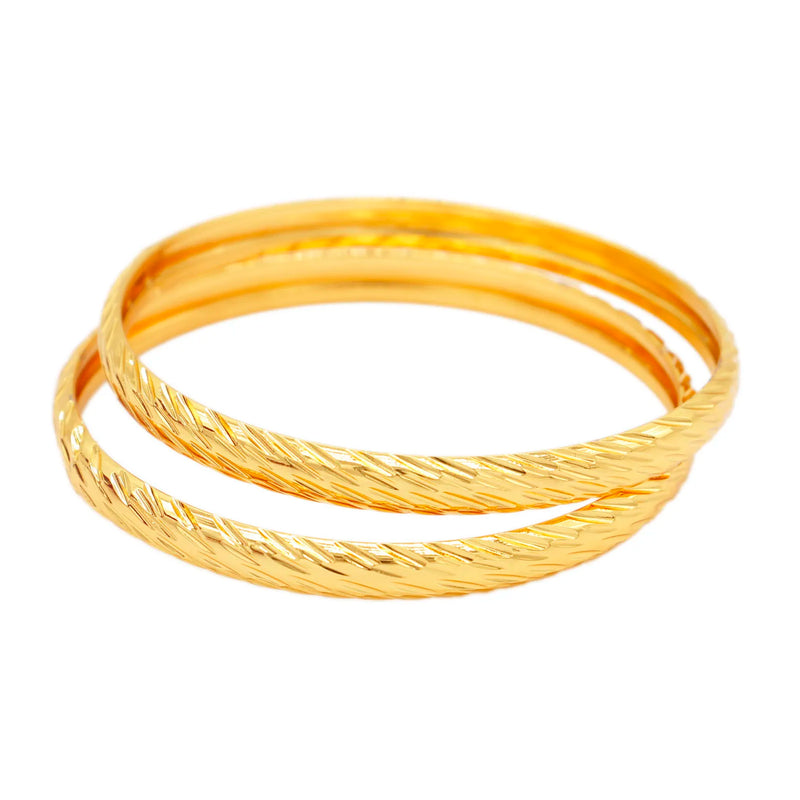 2pcs/lot Big Size Streak Bracelet African Arab Women Bridal Wedding Jewelry