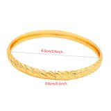 2pcs/lot Big Size Streak Bracelet African Arab Women Bridal Wedding Jewelry