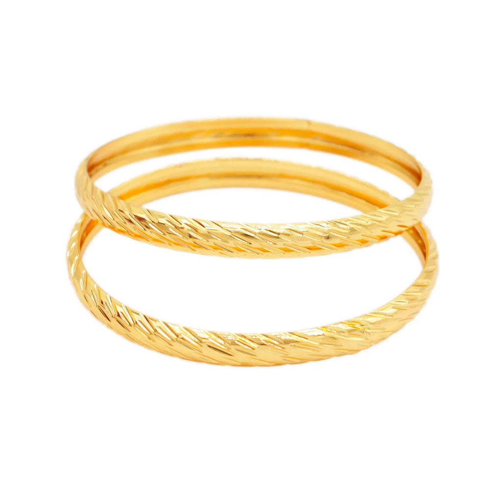 2pcs/lot Big Size Streak Bracelet African Arab Women Bridal Wedding Jewelry