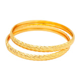 2pcs/lot Big Size Streak Bracelet African Arab Women Bridal Wedding Jewelry