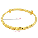 2pcs Adjustable Bracelet Women Bangle African Bridal Wedding Jewelry