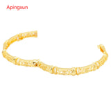 Copper Cuff Bracelet Dubai African Ethiopian Women Girls Charm Bangle