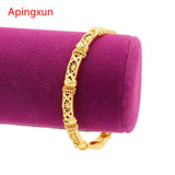 Copper Cuff Bracelet Dubai African Ethiopian Women Girls Charm Bangle