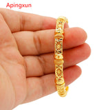 Copper Cuff Bracelet Dubai African Ethiopian Women Girls Charm Bangle