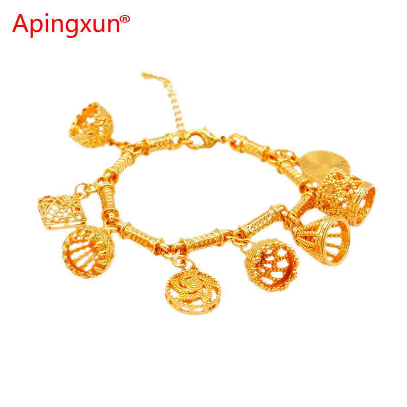 Ethiopian African Pendant Bracelet Women Party Jewelry