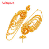 Dubai Earrings African Ethiopian Women Girls Party Earrings Wedding Jewelry