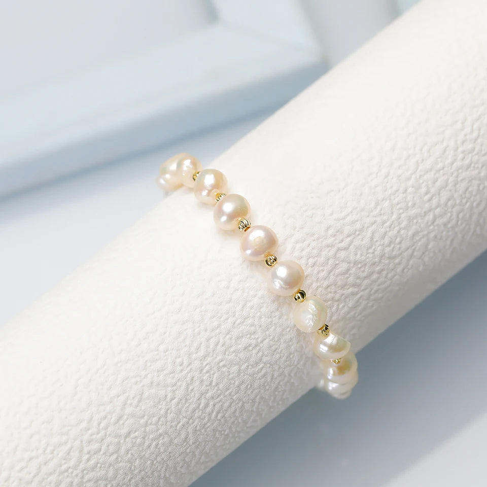 Apis Florea Baroque Pearl Bracelet 7-8mm for Women