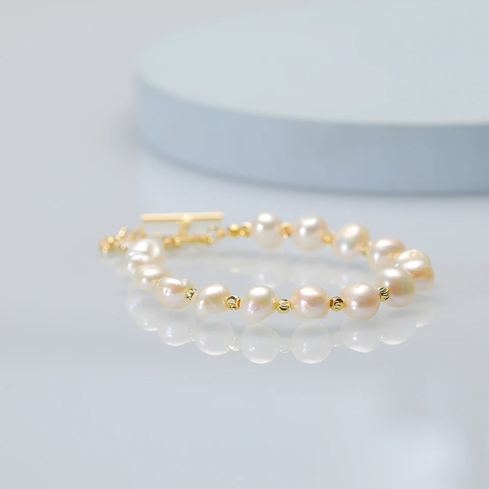 Apis Florea Baroque Pearl Bracelet 7-8mm for Women