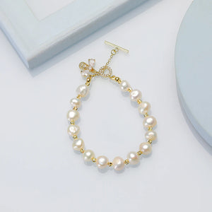 Apis Florea Baroque Pearl Bracelet 7-8mm for Women
