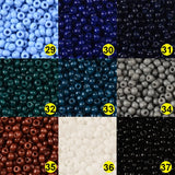 1000 2MM Glass Seed Beads 11/0 Round Spacer Beads For DIY Jewelry Making