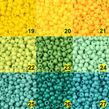 1000 2MM Glass Seed Beads 11/0 Round Spacer Beads For DIY Jewelry Making