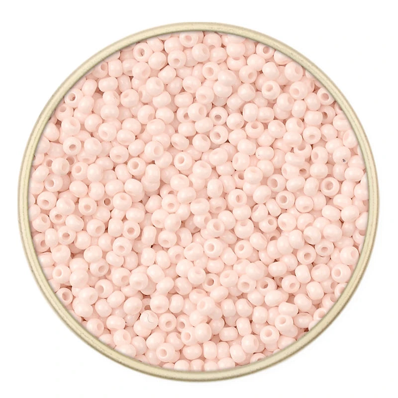 1000 2MM Glass Seed Beads 11/0 Round Spacer Beads For DIY Jewelry Making