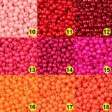 1000 2MM Glass Seed Beads 11/0 Round Spacer Beads For DIY Jewelry Making