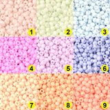 1000 2MM Glass Seed Beads 11/0 Round Spacer Beads For DIY Jewelry Making