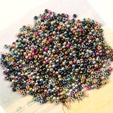 1000pcs 2mm Matellic Charm Seed Beads Czech Glass Beads DIY Bracelet Necklace