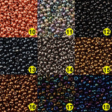 1000pcs 2mm Matellic Charm Seed Beads Czech Glass Beads DIY Bracelet Necklace