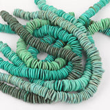 Green Turquoise Howlite Heishi Spacer Beads Bracelet Necklace DIY
