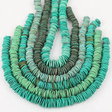 Green Turquoise Howlite Heishi Spacer Beads Bracelet Necklace DIY