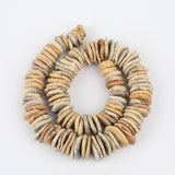 Natural Turquoises Howlite Slab Slice Disc Heishi Loose Beads