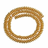 130pcs Hematite Beads 3*6mm Oval Spacer Charm Beads for Jewelry Making