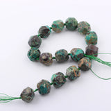 Green Ocean Agates Stone Nugget Loose Beads Jewelry