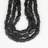 Natural Tourmaline Stone Rectangle Loose Beads, 25-36pcs/strand