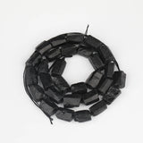 Natural Tourmaline Stone Rectangle Loose Beads, 25-36pcs/strand