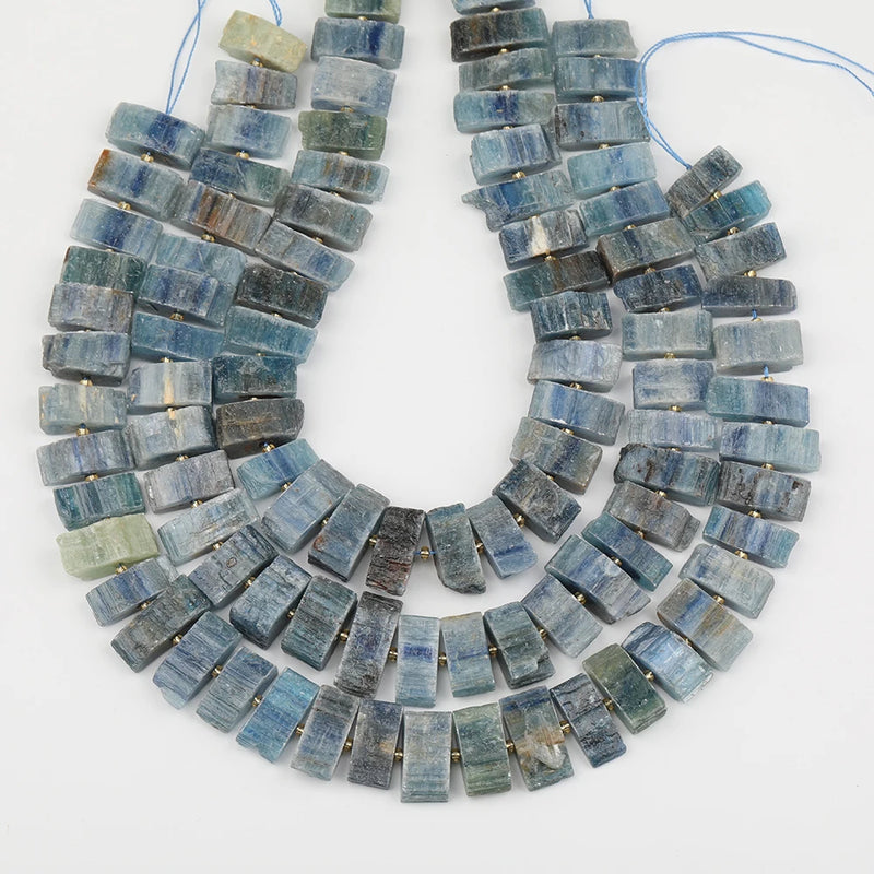 Natural Kyanite Slab Slice Beads for DIY Jewelry Making
