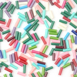 500pcs 2x6mm Long Tube Bugle Czech Glass Beads for Jewelry Making