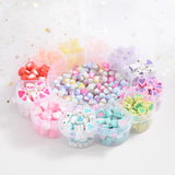 520Pcs Heart/Star Polymer Clay Spacer Beads DIY Jewelry Findings