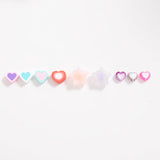 520Pcs Heart/Star Polymer Clay Spacer Beads DIY Jewelry Findings