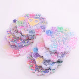 520Pcs Heart/Star Polymer Clay Spacer Beads DIY Jewelry Findings