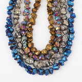 Rainbow Titanium Quartz Crystal Chip Loose Beads 65pcs Strand