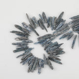 80Pcs Natural Apatite Stone Point Loose Beads