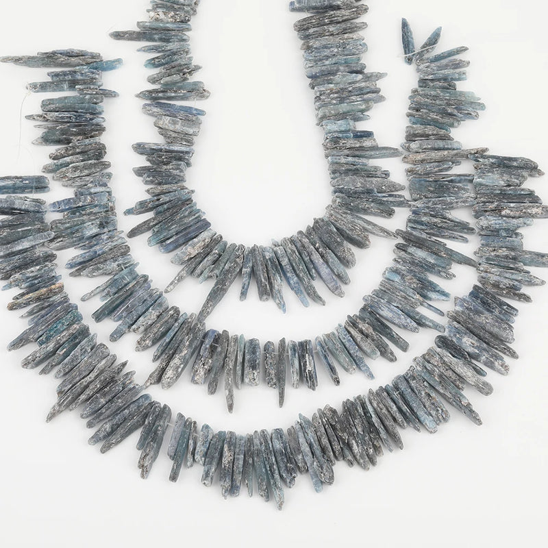 80Pcs Natural Apatite Stone Point Loose Beads