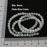 980pcs 4mm Cat Eye Loose Stone Beads Jewelry Making