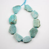 Natural Amazonite Nugget Beads Sweater Pendants Choker