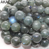 Natural Labradorite Bracelet 12-14mm for Men Women