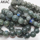 Natural Labradorite Bracelet 12-14mm for Men Women