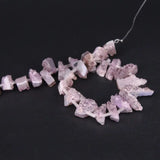 27PCS Amethyst Quartz Drusy Geode Slice Nugget Beads