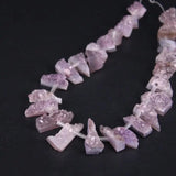 27PCS Amethyst Quartz Drusy Geode Slice Nugget Beads