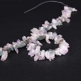 58PCS Natural Amethysts Quartz Drusy Geode Point Nugget Beads