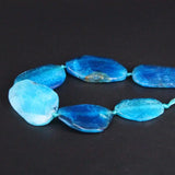 8PCS Raw Dragon Veins Agates Druzy Faceted Slab Nugget Beads