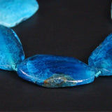 8PCS Raw Dragon Veins Agates Druzy Faceted Slab Nugget Beads