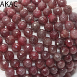 Natural Faceted Ruby Bracelet 8mm+-0.3
